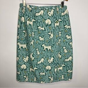 Once again home co. + Nuthatch dog park print wrap around towel womens size L/XL